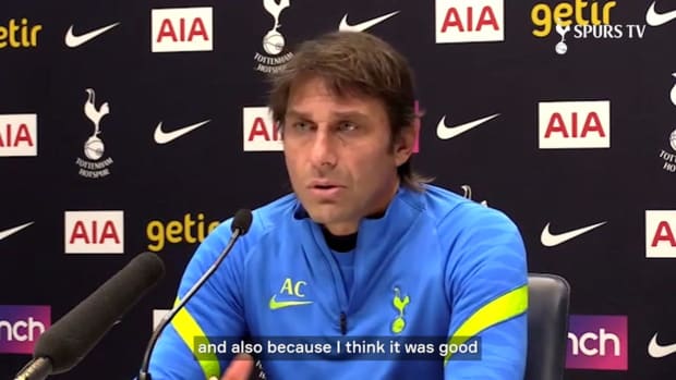 Conte: 'I’m enjoying my time in Tottenham'