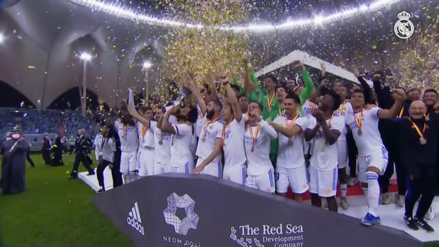 Real Madrid Spanish Super Cup champions