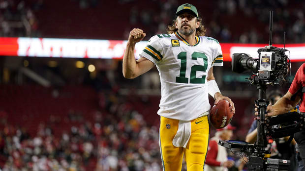 Aaron Rodgers after defeating the 49ers.