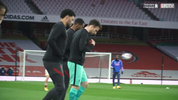 Behind the scenes: Jota stars as Liverpool win at Emirates