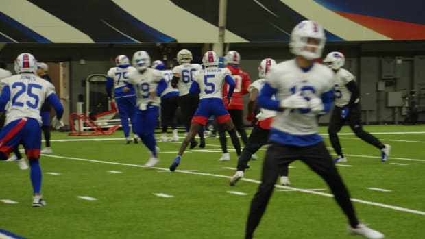 Bills practice footage from Jan. 19