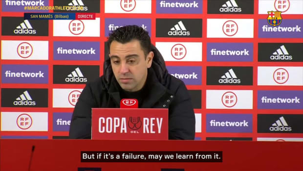 Xavi: 'We’ll learn from the mistakes and try again'