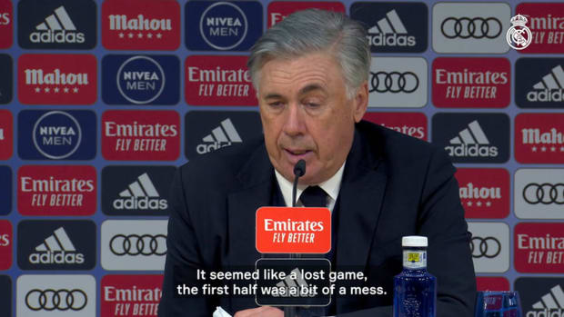 Carlo Ancelotti: 'We reacted very well and didn't give up'