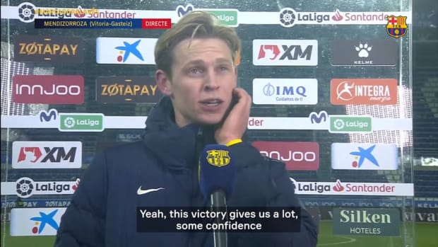  Frenkie de Jong: 'This win gives us a lot'