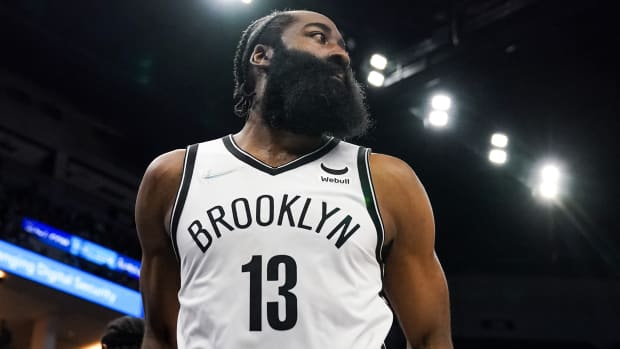 James Harden with the Nets.