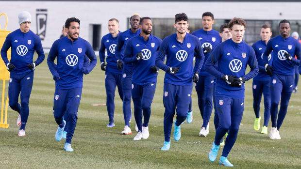 The USMNT trains in Columbus