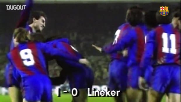 Gary Lineker's hat-trick vs Real Madrid