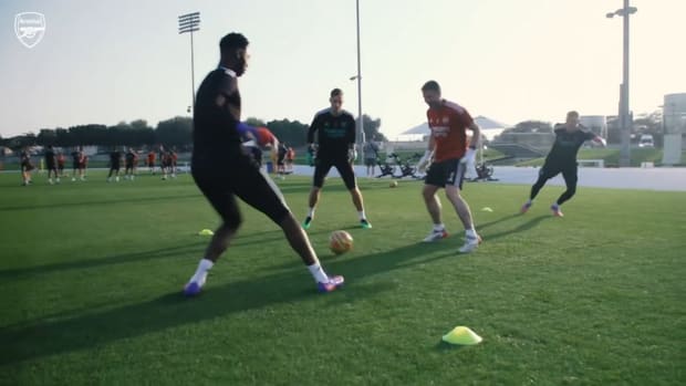 Behind the scenes: Arsenal stars train in Dubai