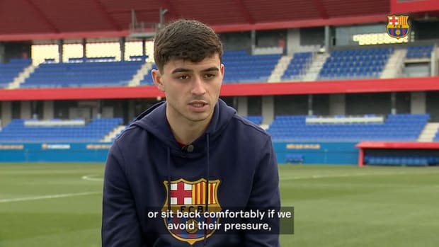 Pedri on facing Atletico Madrid and returning to Camp Nou