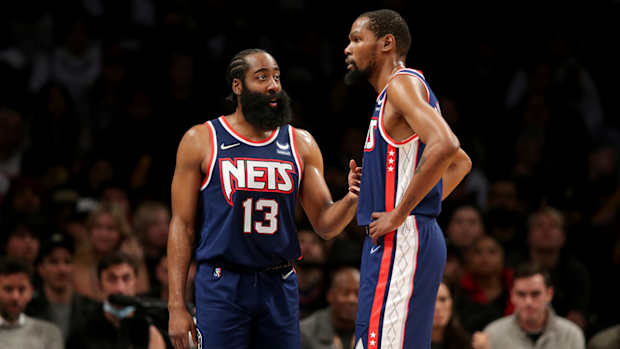 James Harden and Kevin Durant.