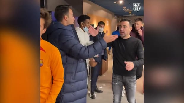 Xavi praises his players after beating Atletico Madrid