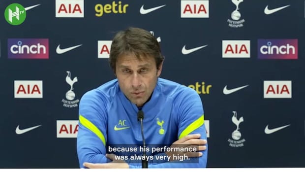 Conte on Harry Kane's form