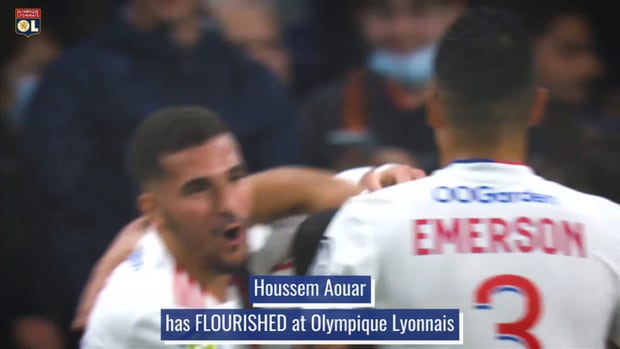 Houssem Aouar's rise at Lyon 