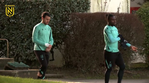 FC Nantes' last training session before Paris Saint-Germain