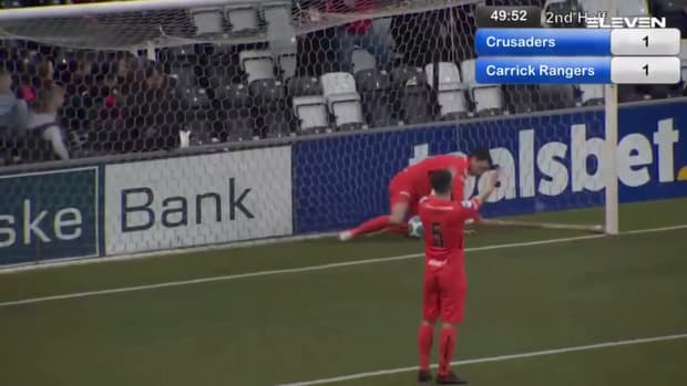 A clever goal from Crusaders