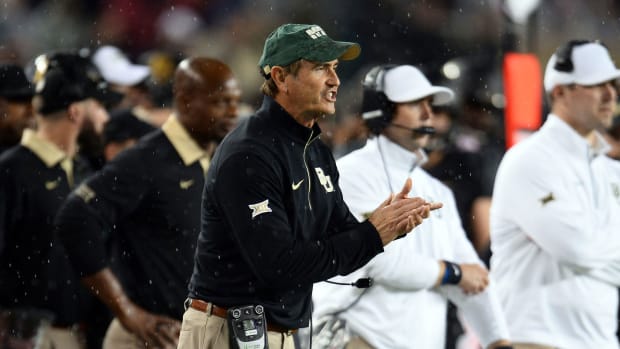 Art Briles on the sideline during his time at Baylor