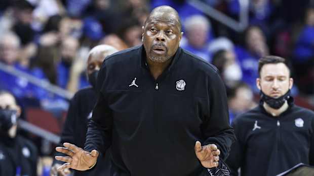 Georgetown Hoyas head coach Patrick Ewing