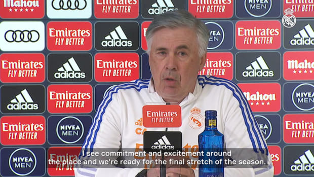Carlo Ancelotti: 'I'm feeling confident because the team looks in good shape'