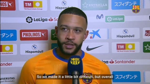 Memphis Depay wants FC Barcelona to win in a comfortable way