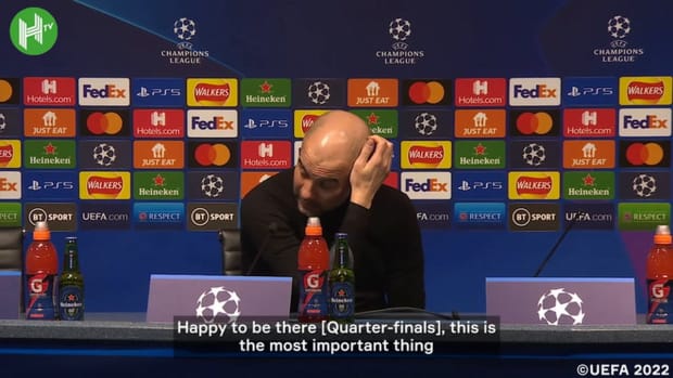Guardiola on City's chances of reaching the final again