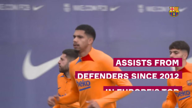 Jordi Alba: Europe’s top defender for assists