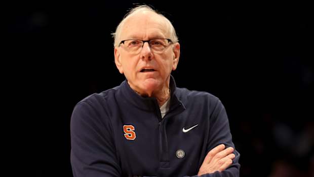 Syracuse Orange head coach Jim Boeheim