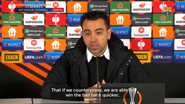 Xavi satisfied after hard-fought win vs Galatasaray