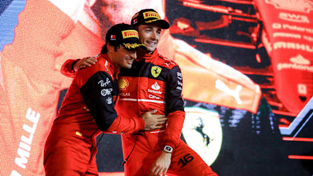Charles Leclerc and Carlos Sainz