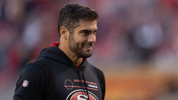 Jimmy Garoppolo with the 49ers.