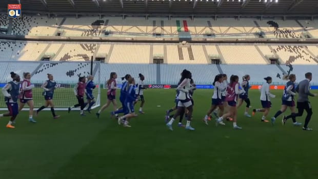 OL Women last training session at Juventus 