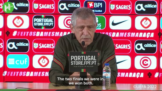 Fernando Santos believes in positive pressure for his players