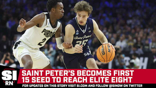 St Peter's Upsets Purdue to advance to Elite Eight