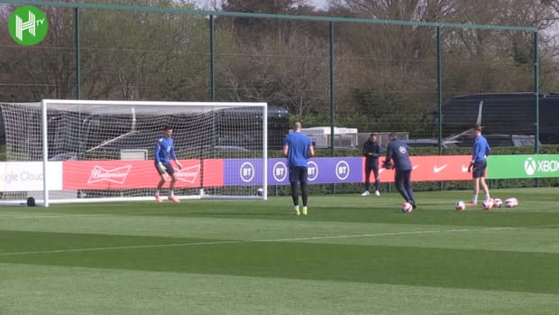 England get ready for Ivory Coast at Spurs' training ground