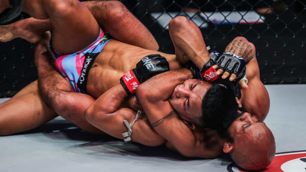 Johnson beat Jitmuangnon in a special-rules bout in the co-main event of ONE Championship: X.
