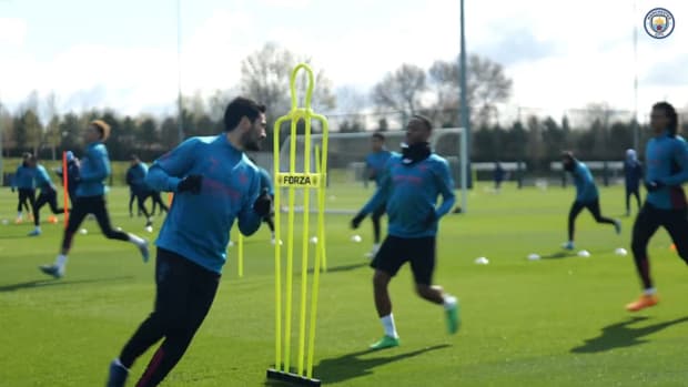 International stars return to training before Burnley