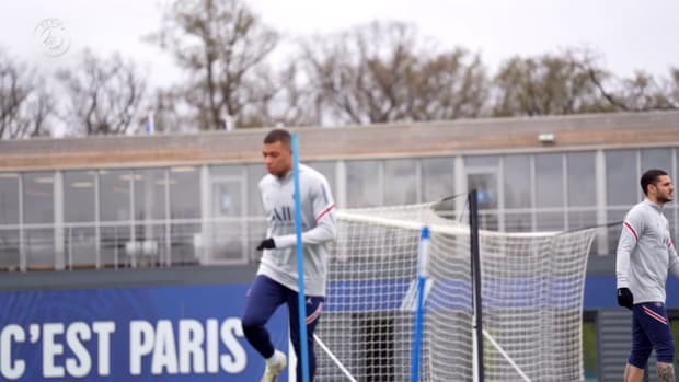 Mbappé's training session few days before Clermont clash