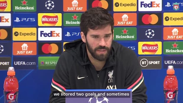 Alisson: 'We have our feet on the ground'