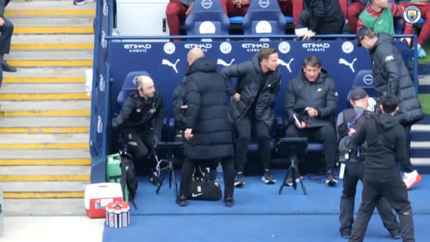 Pep cam: City coach watches thrilling 2-2 draw with Liverpool