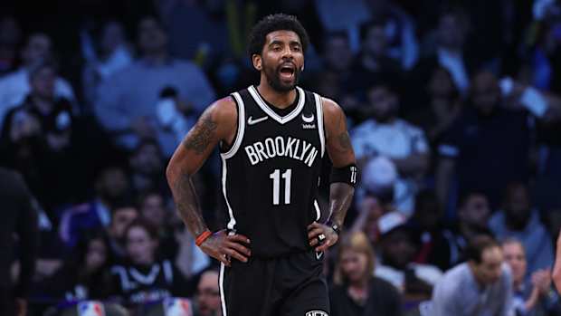 Kyrie Irving with the Nets.