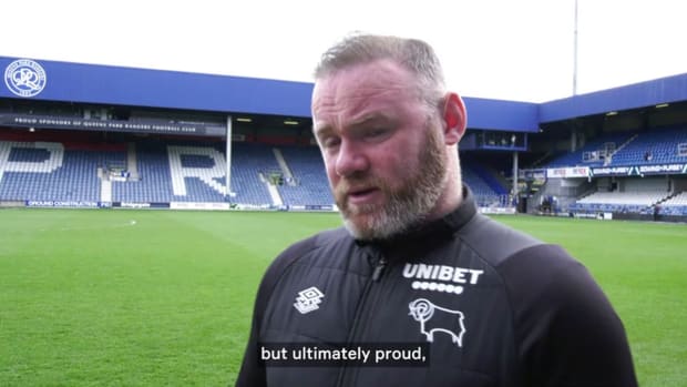 Emotional Rooney hails players after relegation