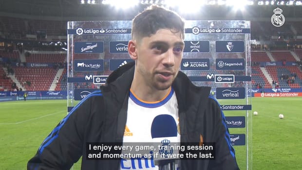 Federico Valverde: 'We're a step closer to our objective'