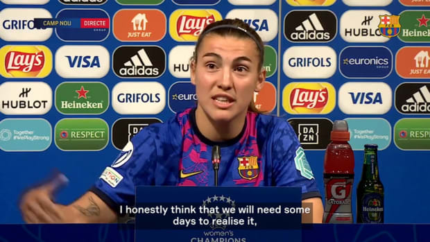 Patri Guijarro delighted with another 'spectacular' Women's Champions League atmosphere at Camp Nou