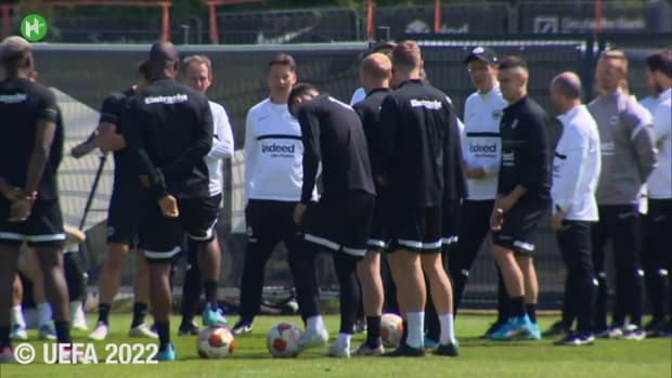 Frankfurt stars in training ahead of West Ham clash