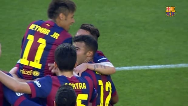 Xavi’s final goal for Barça