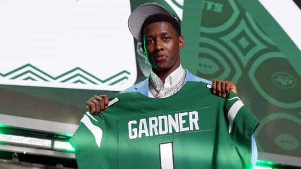 New York Jets CB Ahmad Gardner at 2022 NFL Draft