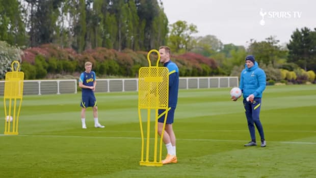 Training ground: Spurs prepare to face Leicester City