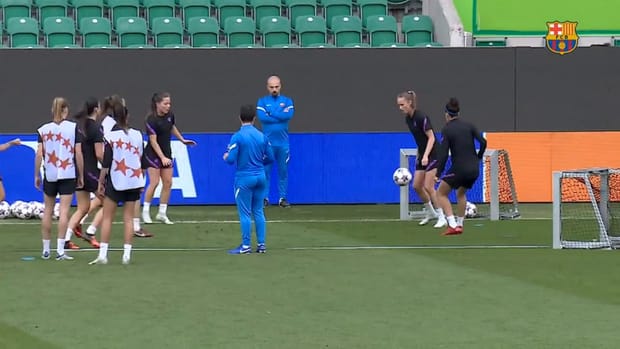 FC Barcelona Women's final training ahead of the second leg semi-final vs Wolfsburg