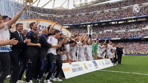Real Madrid's trophy lift as LaLiga Champions!