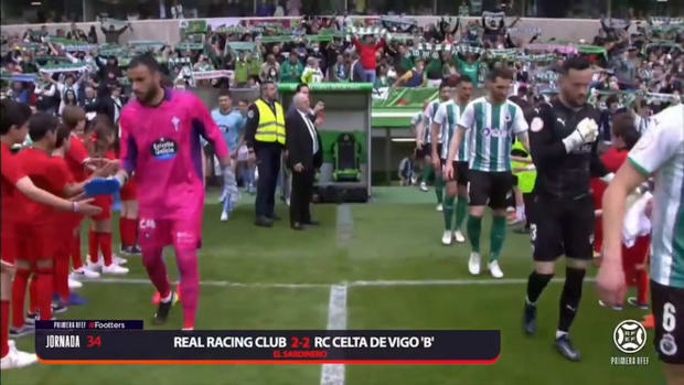 Racing Club Santander get promotion to the Spanish Second Division