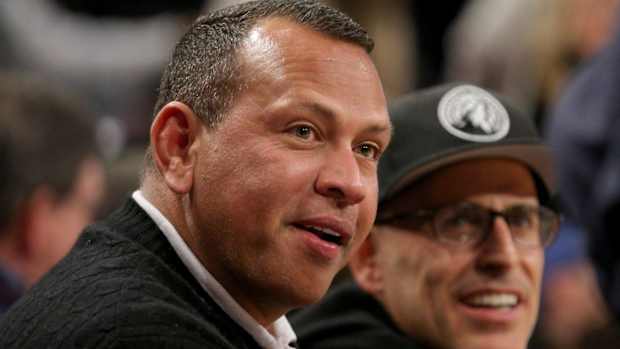 Dec 3, 2021; Brooklyn, New York, USA; New York Yankees former player Alex Rodriguez watches during the second quarter between the Brooklyn Nets and the Minnesota Timberwolves at Barclays Center. Mandatory Credit: Brad Penner-USA TODAY Sports